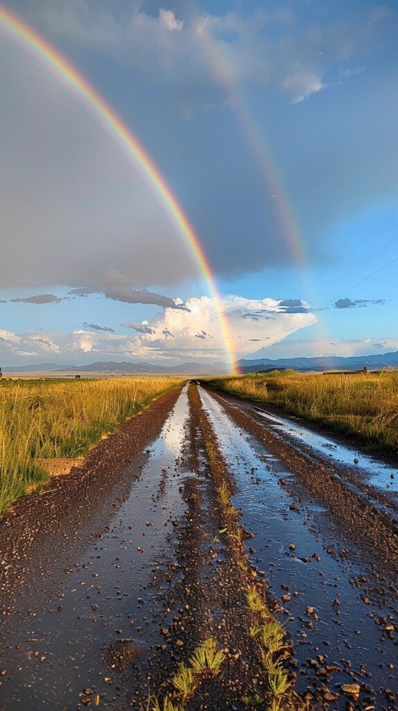 StockCake-Rainbow-Over-Road_1721297865-574x1024 7 عادات توفير الوقت